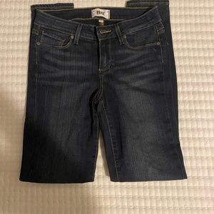 PAIGE Sz 26 Dark-wash skinny Jean